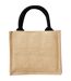 Westford Mill Jute Mini Gift Bag (6 Liters) (Pack of 2) (Natural/Black) (One Size)