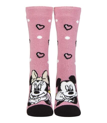 Ladies Thermal Warm Disney Socks | Heat Holders Lite | Novelty Cute Minnie Mouse and Snoopy Printed Socks