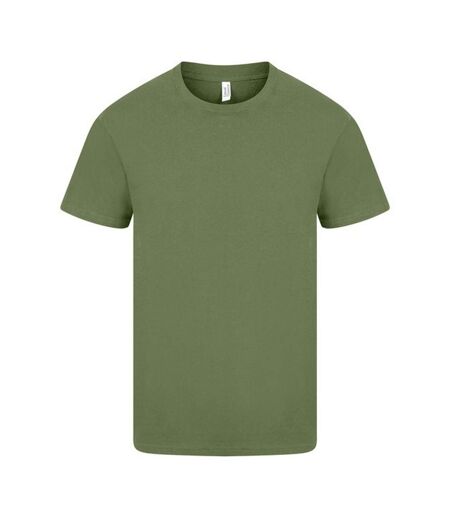 Casual - T-shirt manches courtes - Homme (Vert militaire) - UTAB261