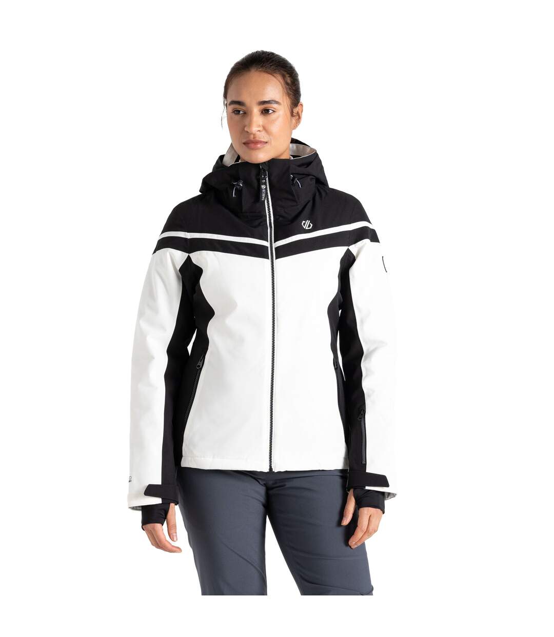 Blouson De Ski Flurry Femme Noir Blanc De Blanc Dare 2B-1