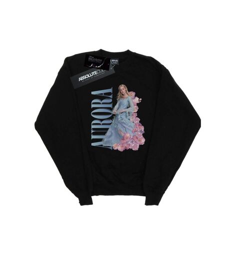 Disney Sweatshirt Femme/Madame Maleficent Mistress Of Evil Aurora Homage (Noir) - UTBI26465