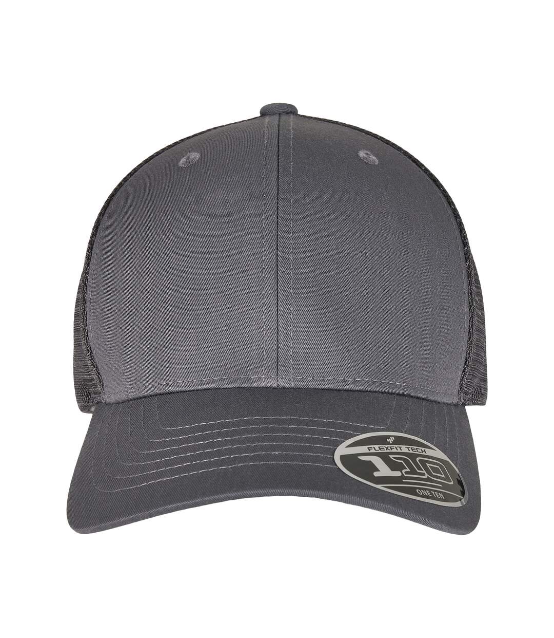 Casquette trucker adulte gris chiné Flexfit-4