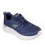 Womens/ladies go walk flex trainers navy/white/pink Skechers