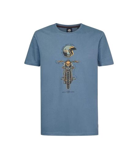 T-shirt Bleu Moyen Homme Petrol Industries TSR650 - 3XL