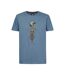 T-shirt Bleu Moyen Homme Petrol Industries TSR650 - 3XL-1