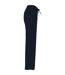 Womens/ladies washed trousers washed navy Spasso-3