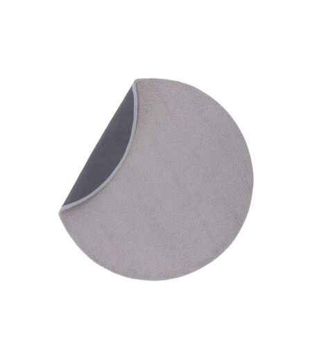 Tapis Rond Bouclette Teddy 200cm Gris