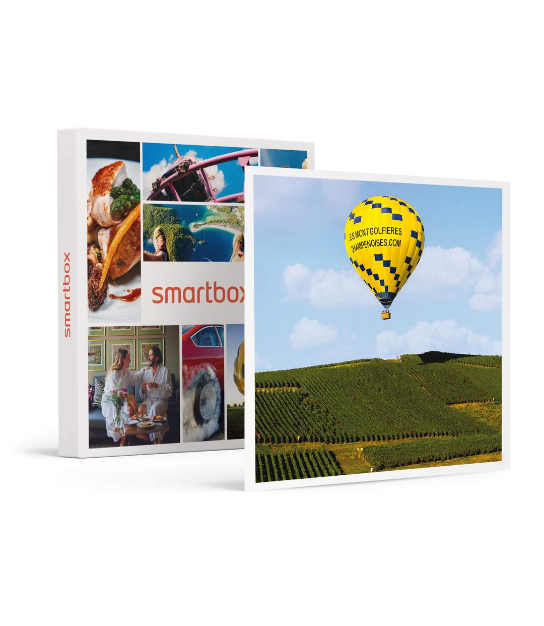 Vol en montgolfière pour 2 au-dessus des vignobles de Champagne - SMARTBOX - Coffret Cadeau Sport & Aventure