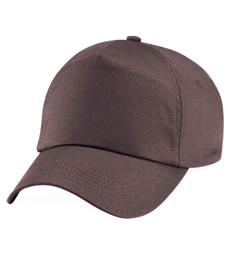 Casquette baseball adulte unisexe chocolat Beechfield