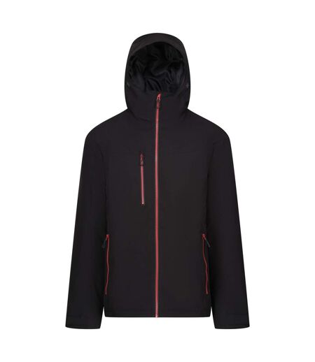 Veste Imperméable Navigate Homme Noir Rouge Classique Regatta