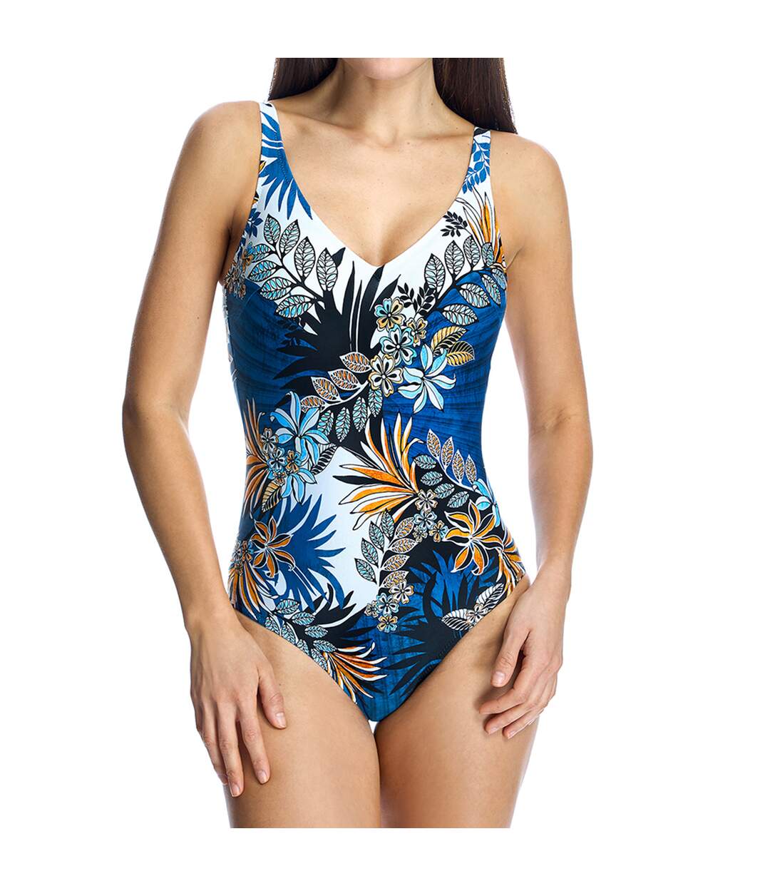 V-neck swimsuit W240676 woman-2