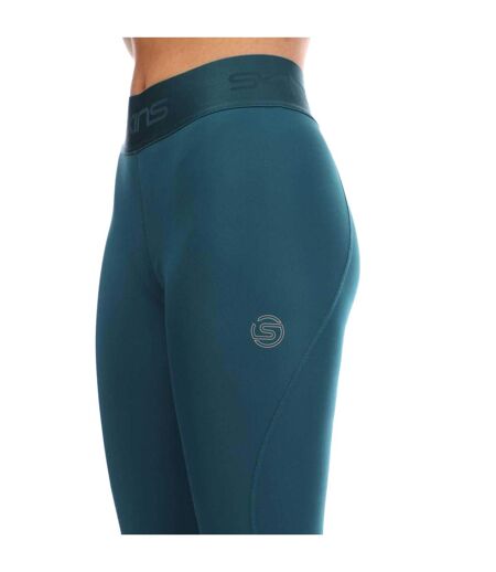 Womens/ladies Series-2 Long Leggings Teal Skins
