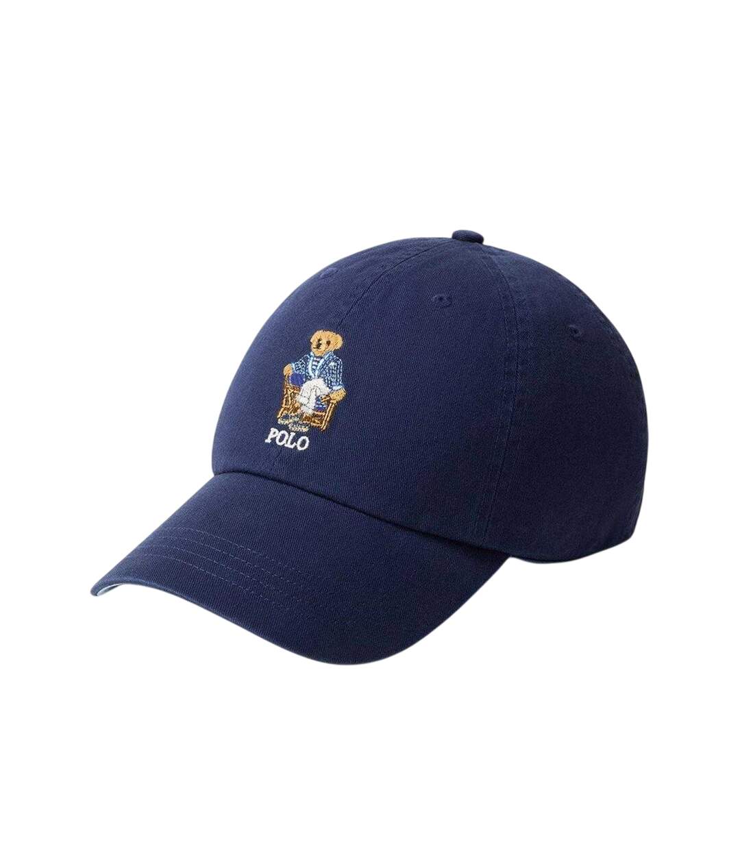 Polo Bear Leather Strap Cap Navy Ralph Lauren-1