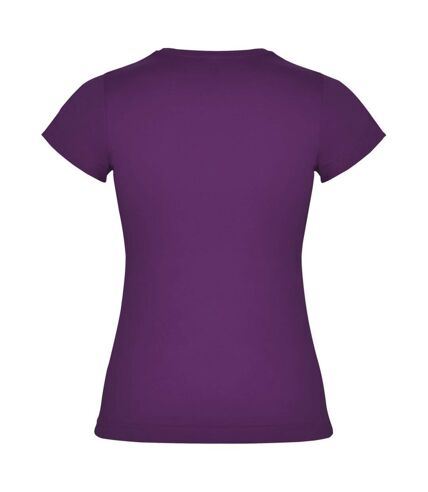 Roly Womens/Ladies Jamaica Short-Sleeved T-Shirt (Purple)