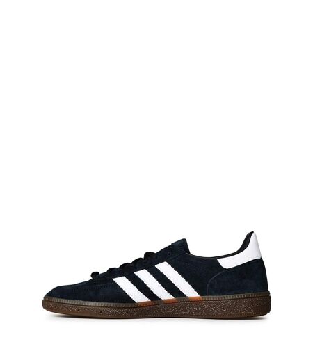 Womens/ladies Spezial Suede Handball Trainers Black White Gum Adidas
