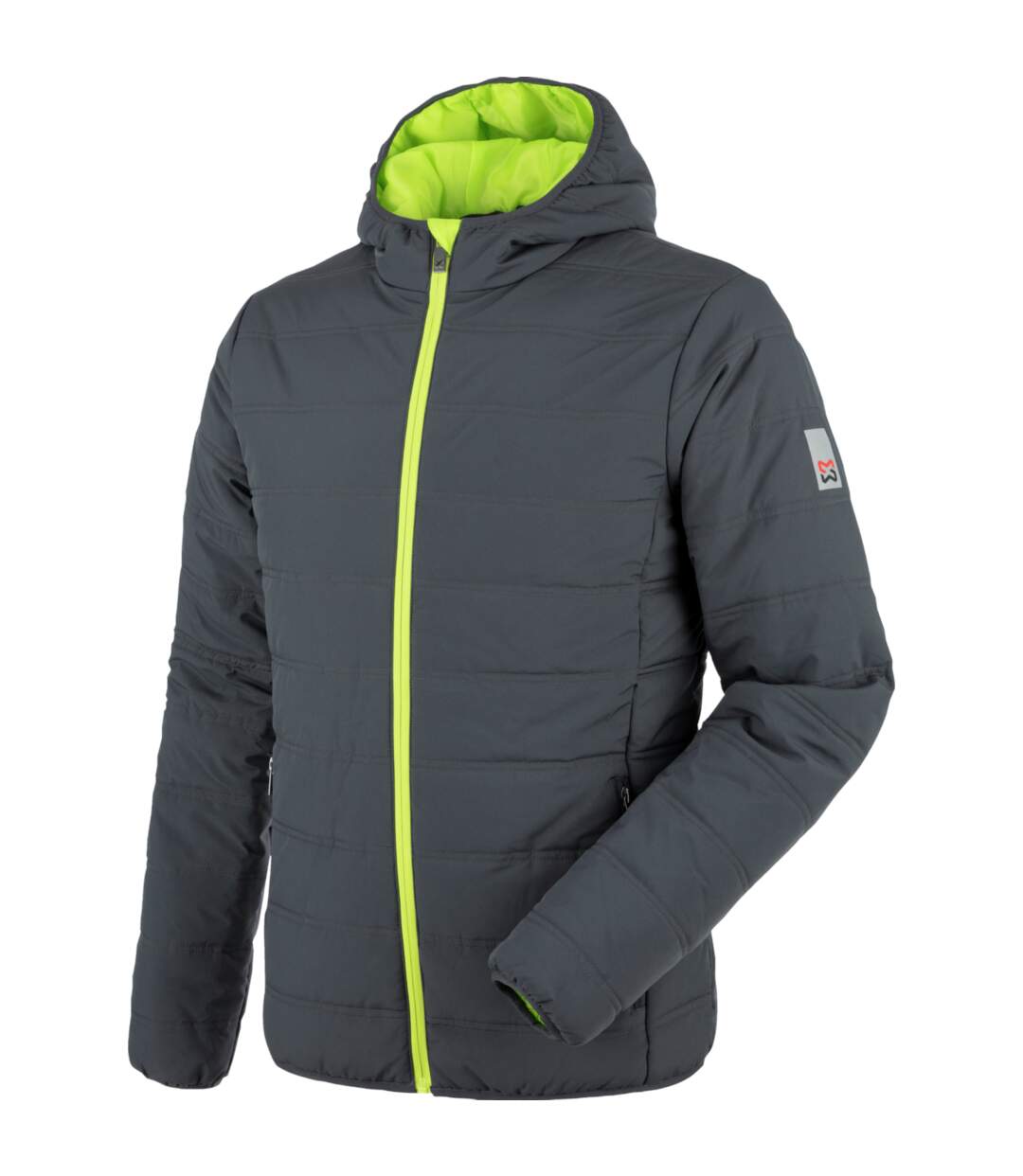 Blouson de travail Matelassé Moon Anthracite/Lime