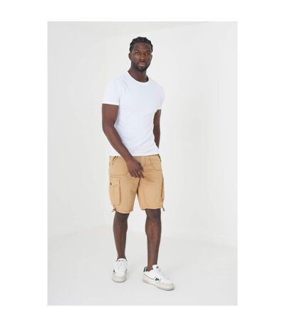 Mens George Cargo Shorts Stone Brave Soul