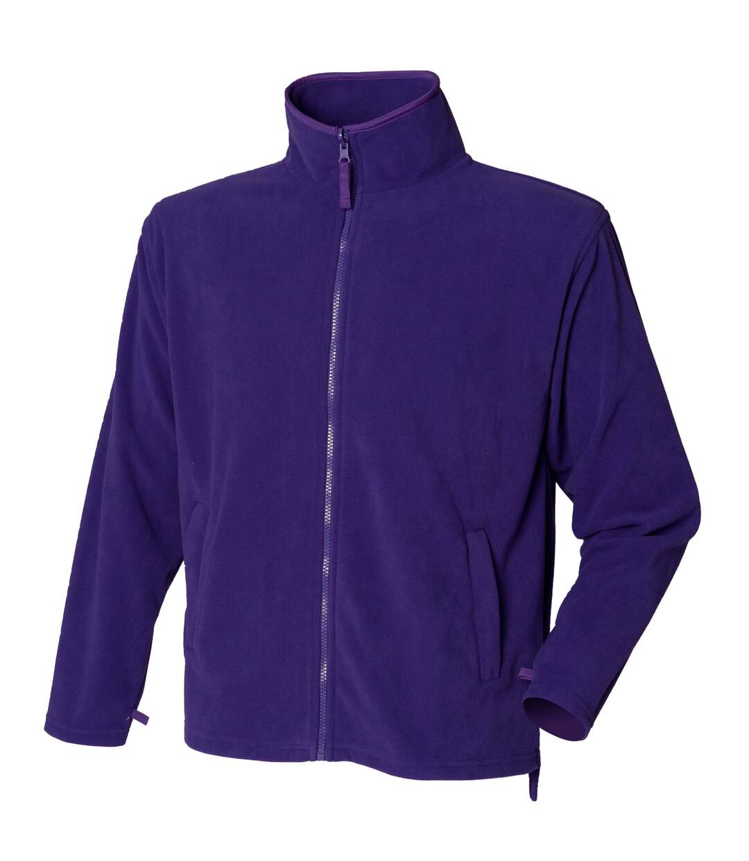 Henbury Mens Microfleece Anti-Pill Jacket (Purple) - UTRW678