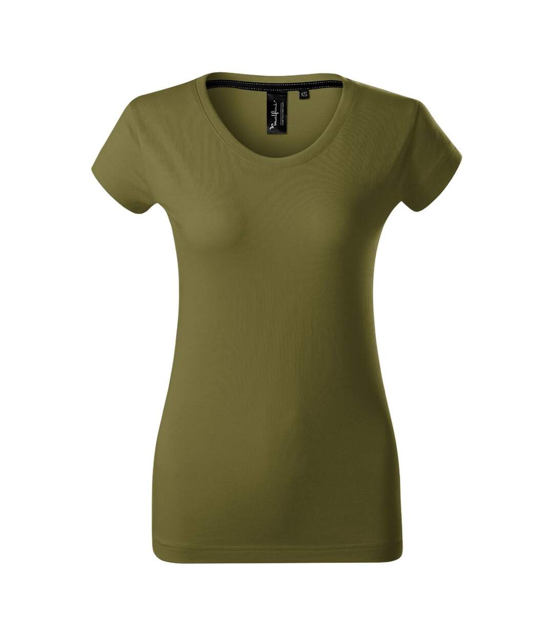 Womens/ladies Exclusive T-shirt Green Malfini-1