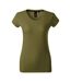 Womens/ladies Exclusive T-shirt Green Malfini-1