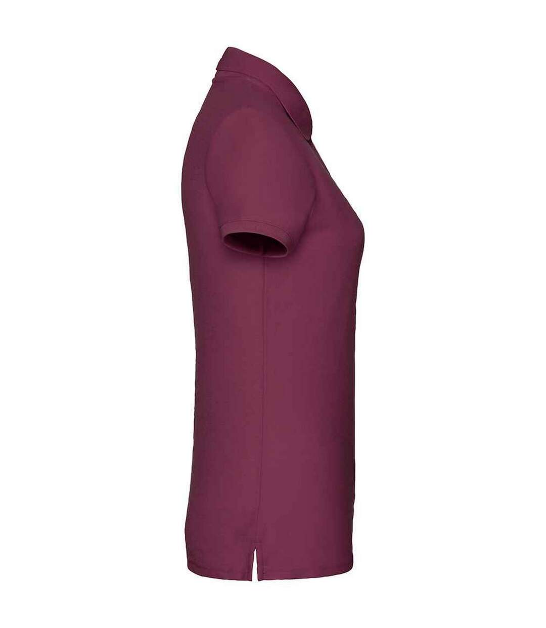 Polo manches courtes femme bordeaux Fruit of the Loom-3