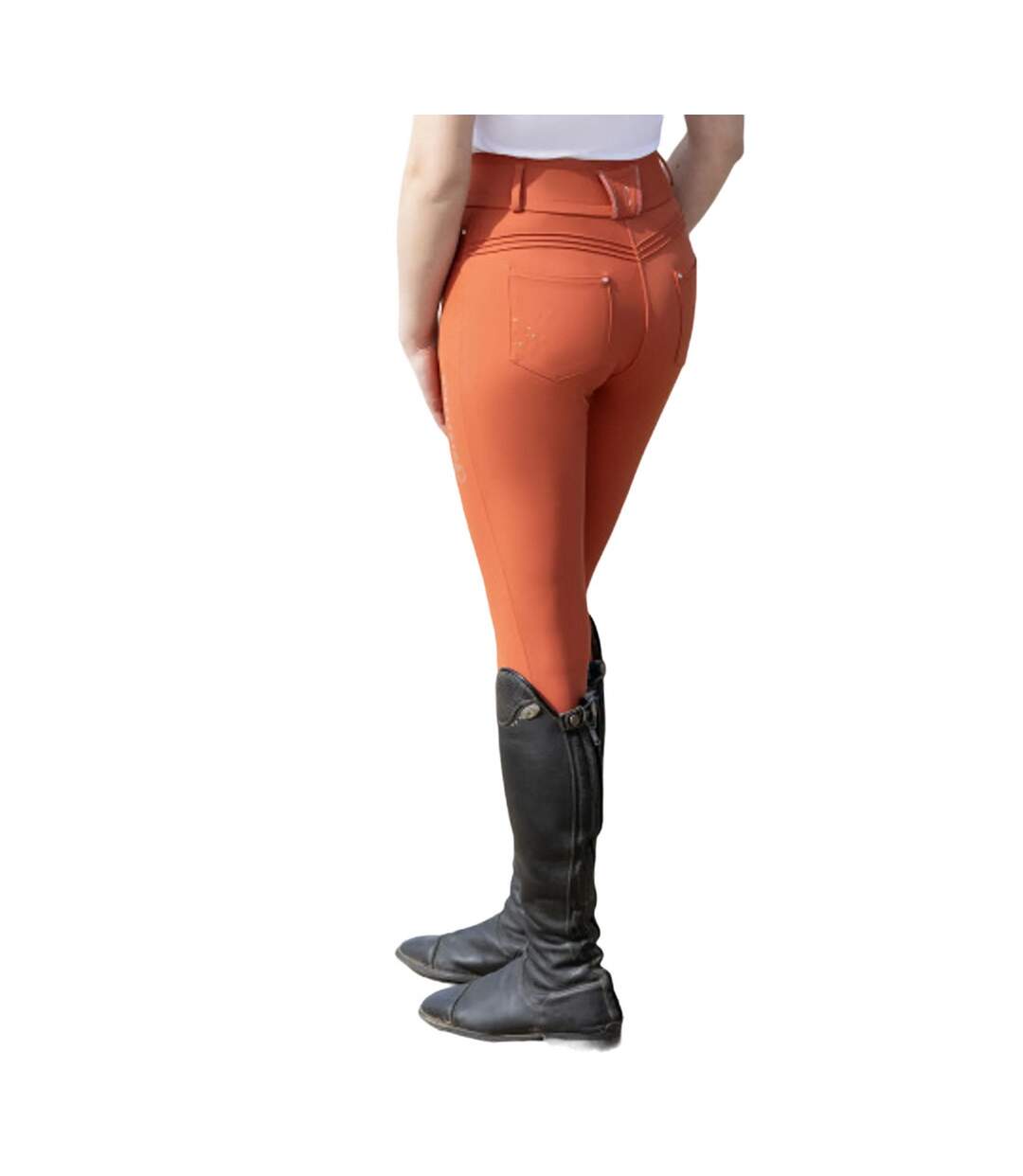 Pantalon d'équitation ledmore femme orange Coldstream