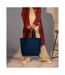 Sac de courses taille unique bleu marine Bagbase