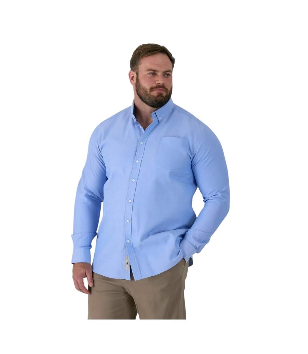Chemise Manches Longues Richard Homme Bleu Ciel Duke-4