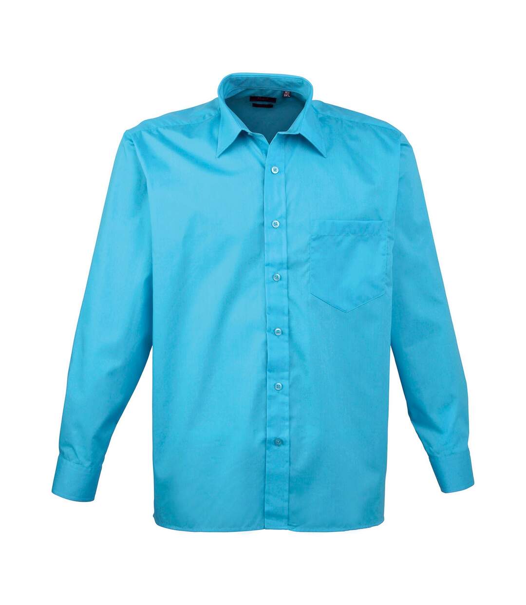 Chemise homme turquoise vif Premier-1