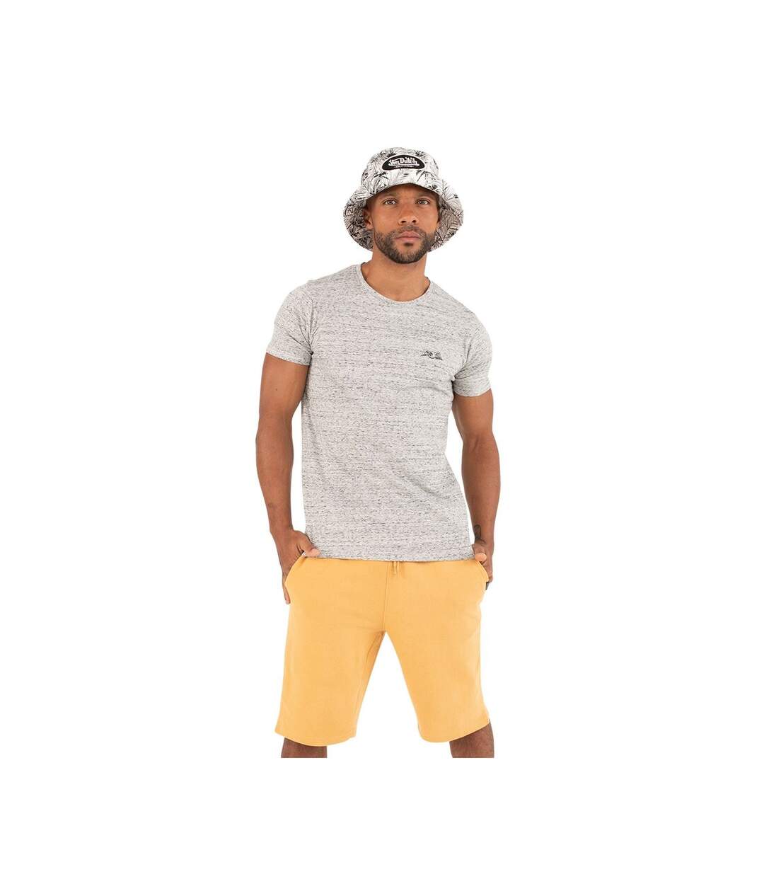 T-shirt col rond regular fit homme en coton Shave Vondutch-4