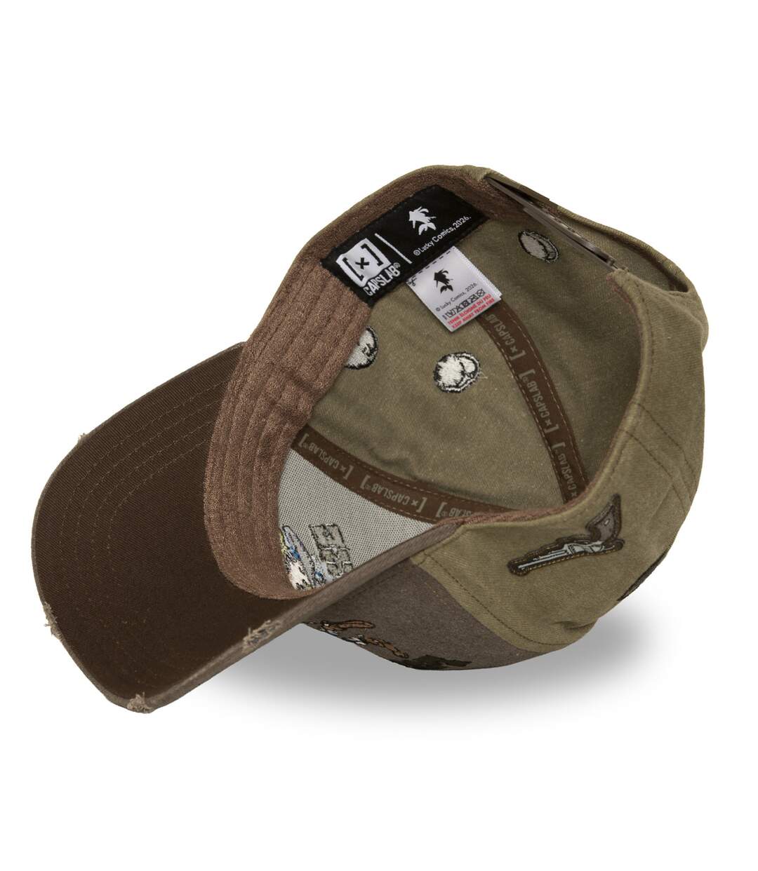 Casquette trucker premium effet usé Lucky Luke Lucky Capslab-5