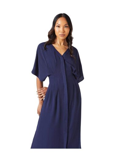 Robe mi-longue femme bleu marine Principles