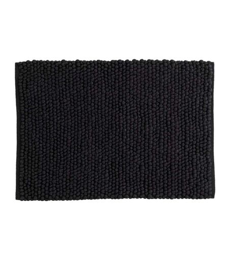 Tapis de Salle de Bain Wilmer 50x80cm Noir