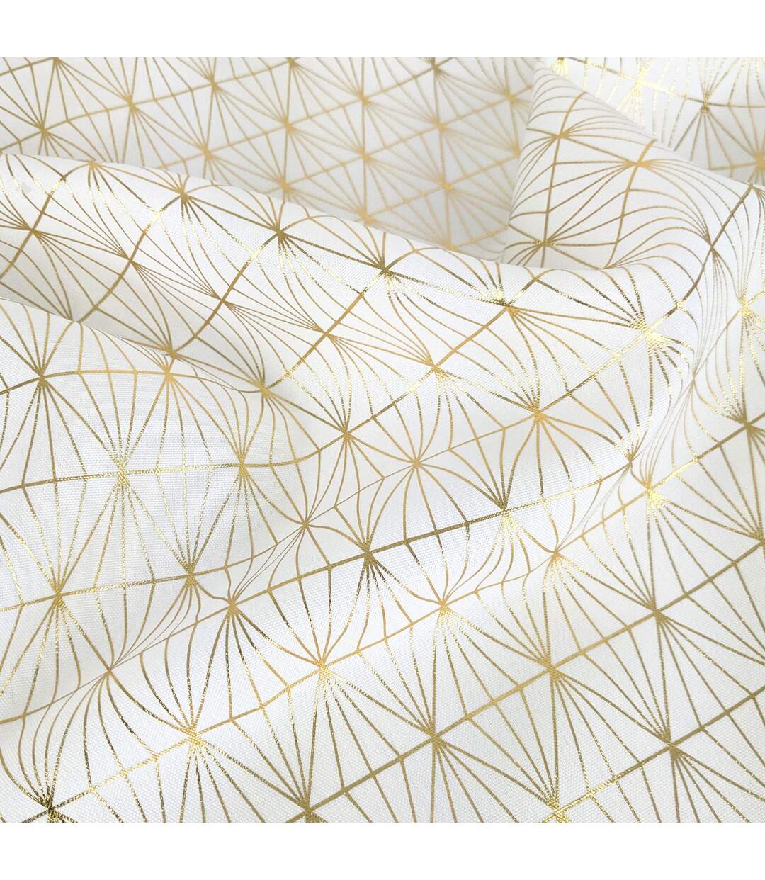 Nappe à motifs géométriques GOLD Rectangulaire-4
