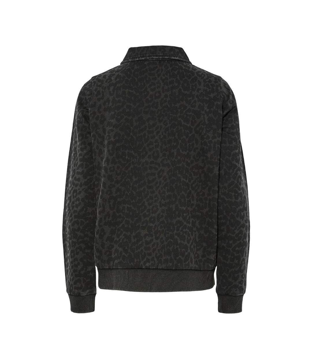Sweat manches longues léopard femme pieces jackie-2
