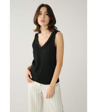 Débardeur en maille jacquard pour femme IJANE
