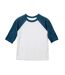 T-shirt enfant blanc / denim Bella + Canvas