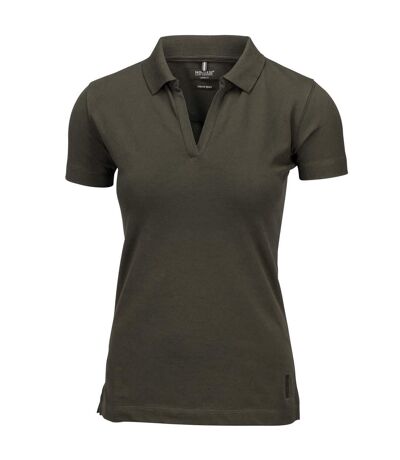 Nimbus Womens/Ladies Harvard Stretch Deluxe Polo Shirt (Olive) - UTRW5147