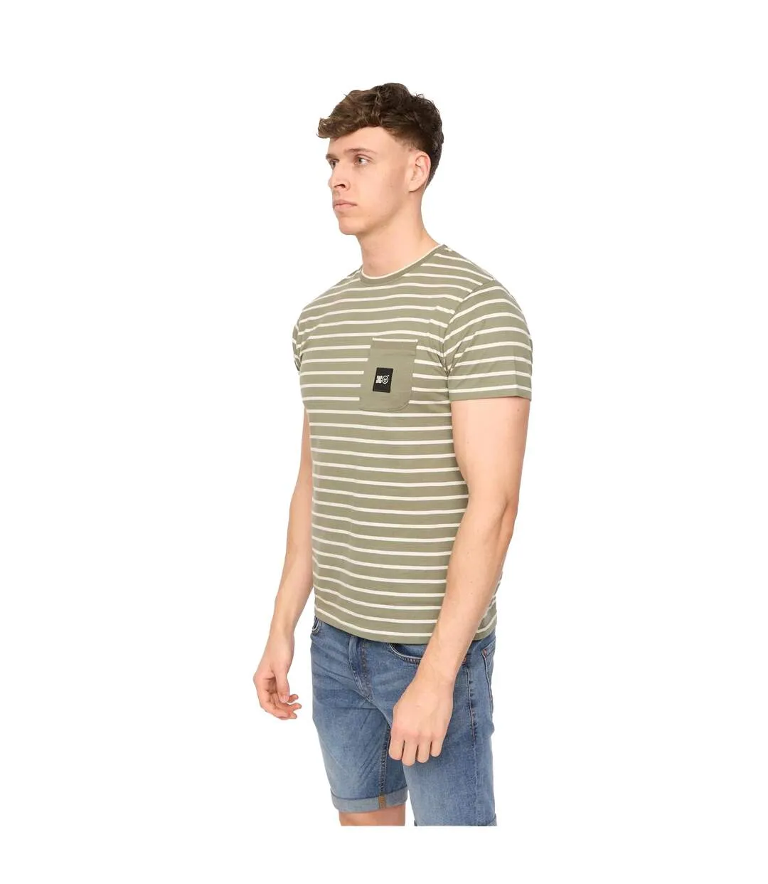 T-shirt Danversity Homme Kaki Duck And Cover-4