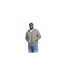 Mens Big & Tall Full Zip Hoodie Grey Melange Jack And Jones-1
