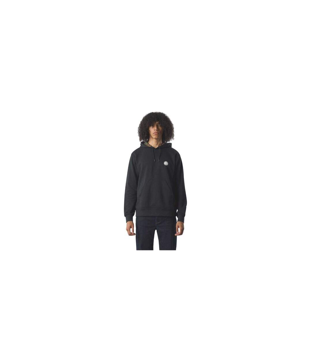 Mens Lounge Hoodie Black Pretty Green-1