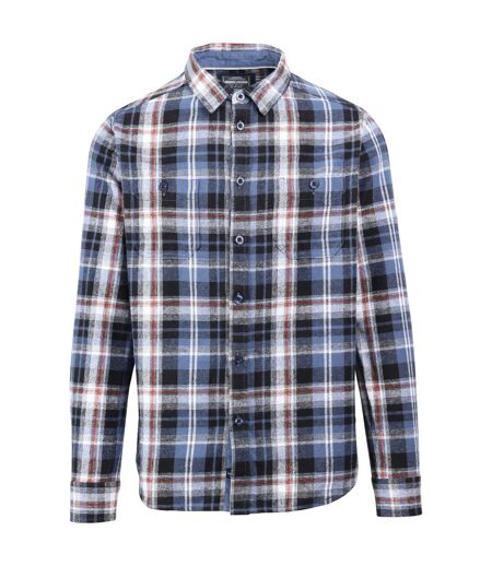 Mens Zalah Checked Flannel Shirt Blue Trespass
