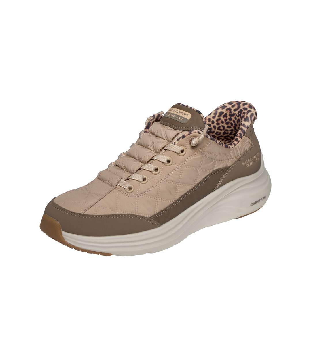 Basket Basse à Lacets Skechers Leopard Dream-3