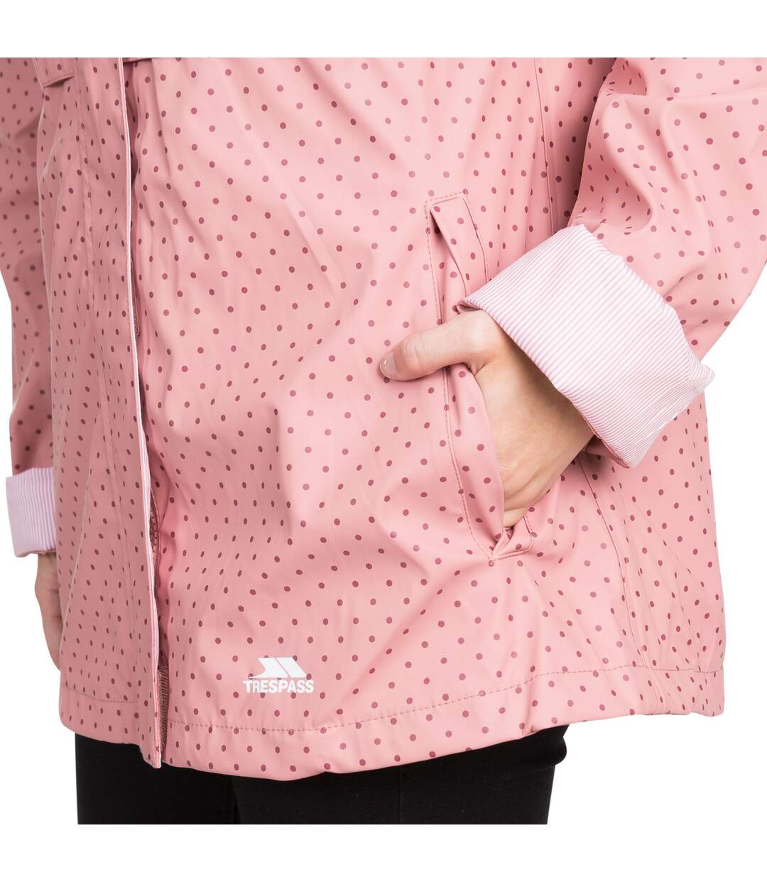 Veste imperméable splosh femme vieux rose Trespass