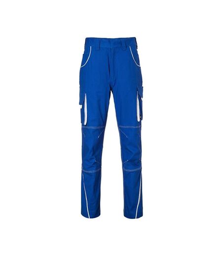 Pantalon Level Homme Bleu Roi Blanc James And Nicholson