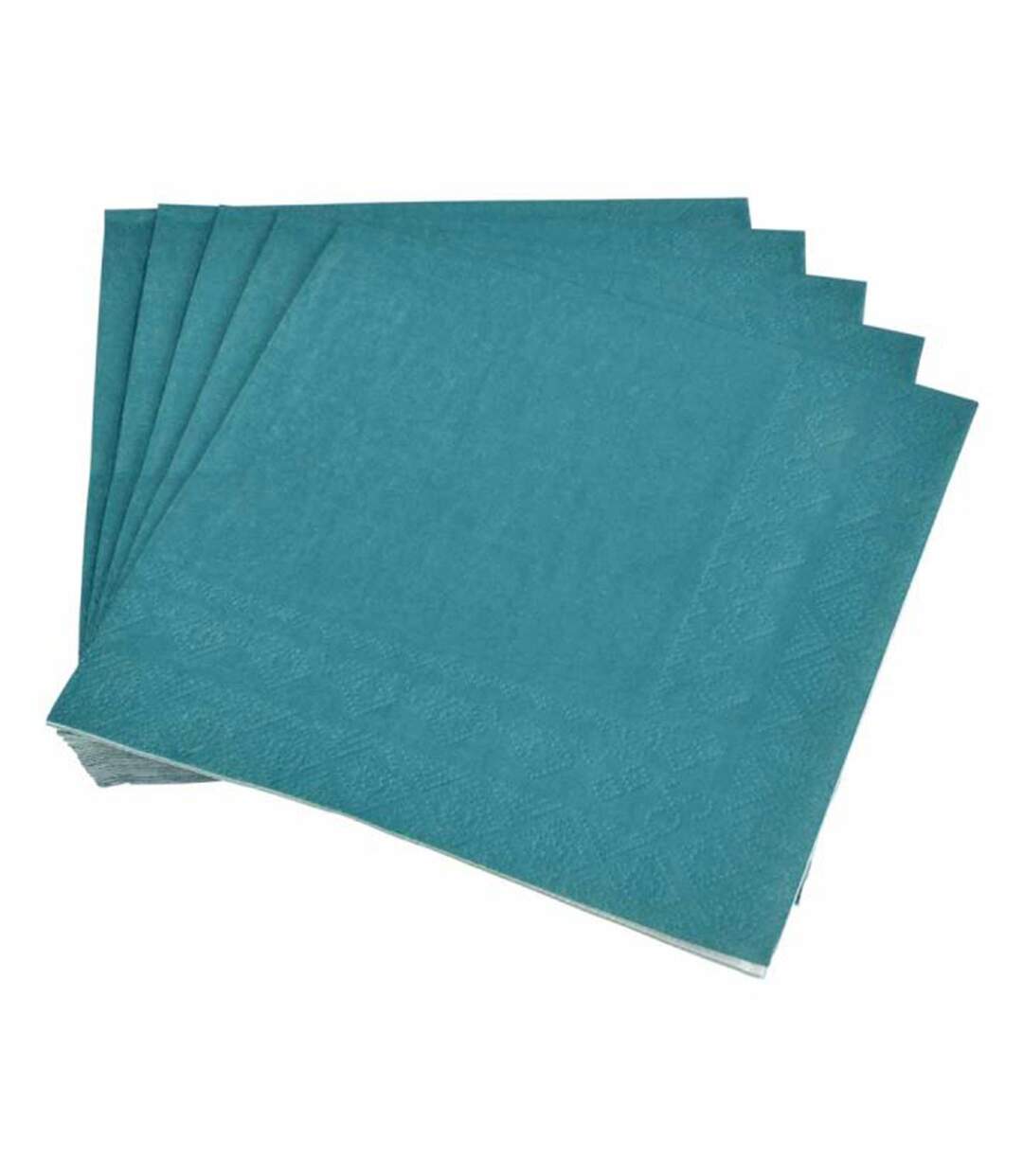 Lot de 20 Serviettes en Papier Vitamine 33x33cm Émeraude-1