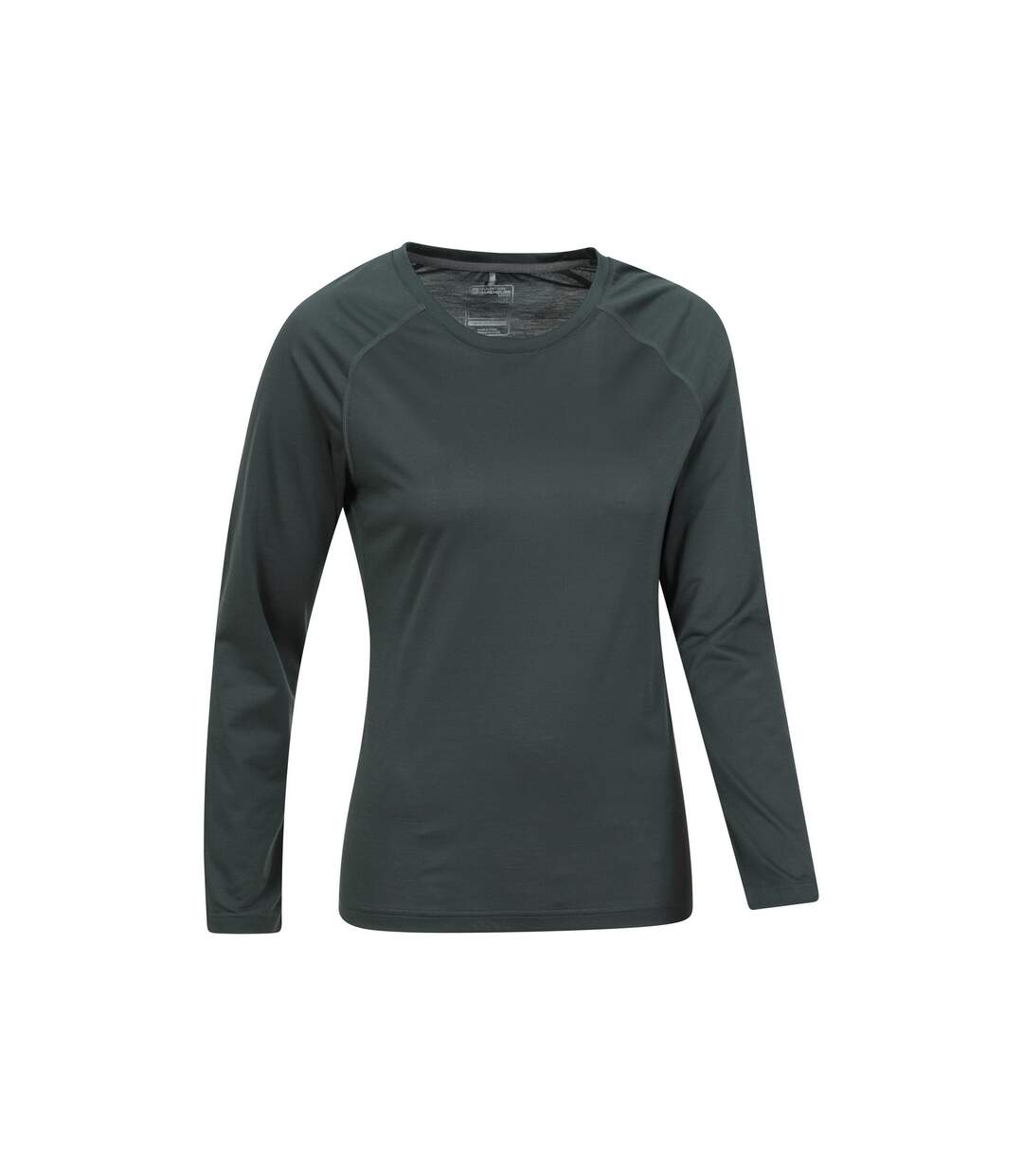 Womens/ladies Quick Dry Long-sleeved Top Khaki Green Mountain Warehouse-2