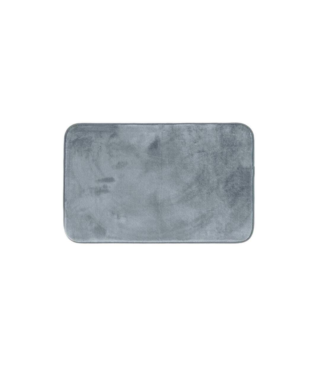 Tapis Uni en Flanelle Flanou 50x80cm Gris-1