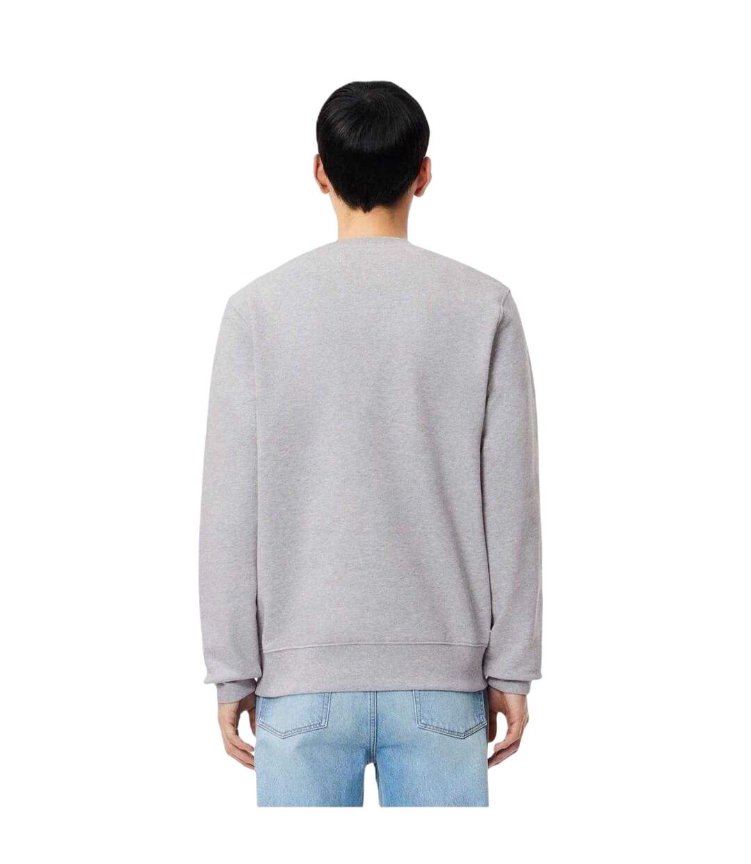Sweat Motif/style Lettrage Adulte Gris Pâle Lacoste-2