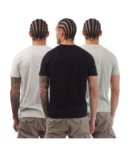 T-shirts Laven Homme Gris Gris Clair Noir Farah